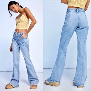 NWOT Free People Izzy Retro Flare Jeans